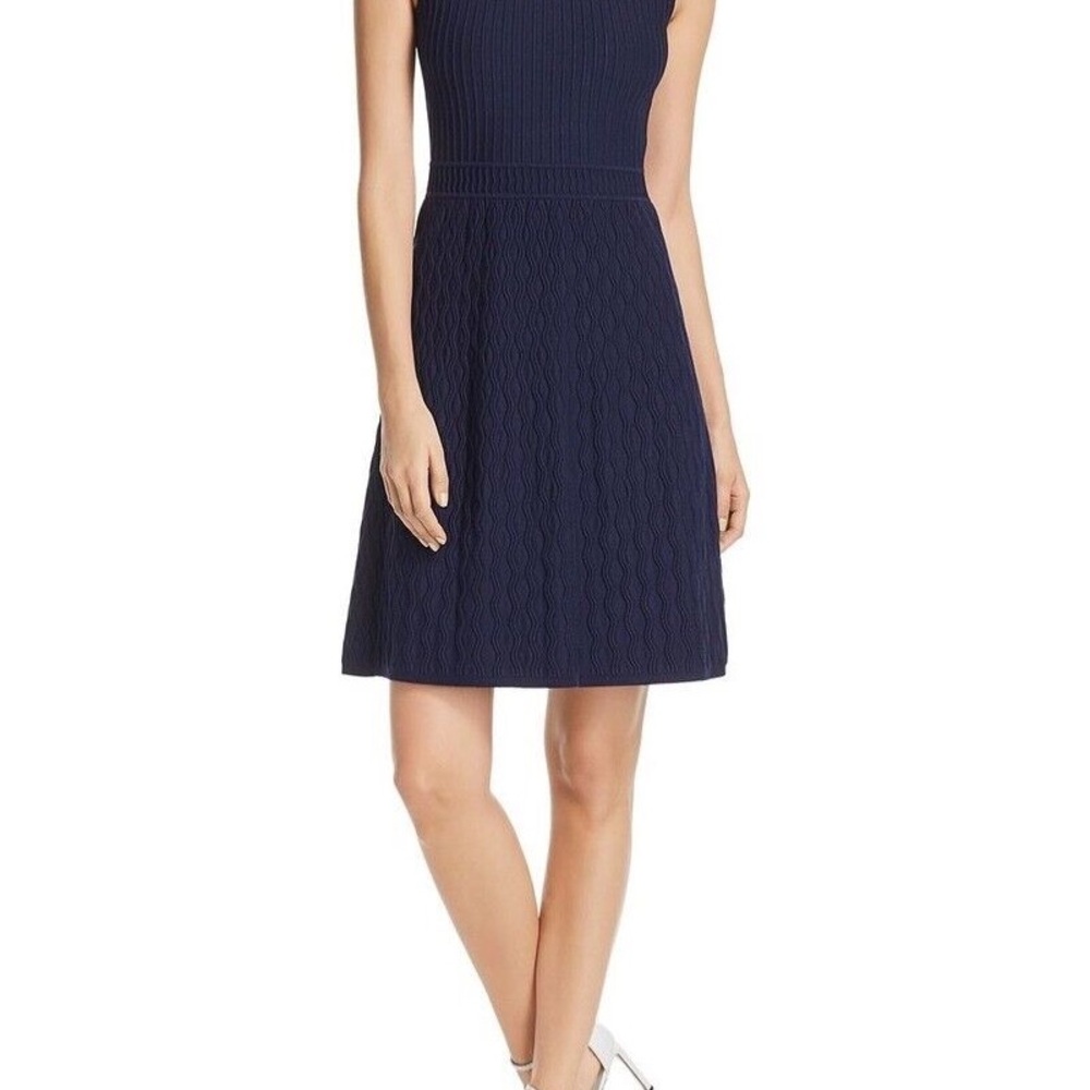 Tory Burch Navy Blue Sleeveless Dress